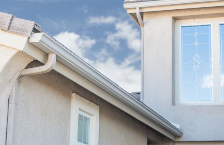 Before and After Gutter Cleaning